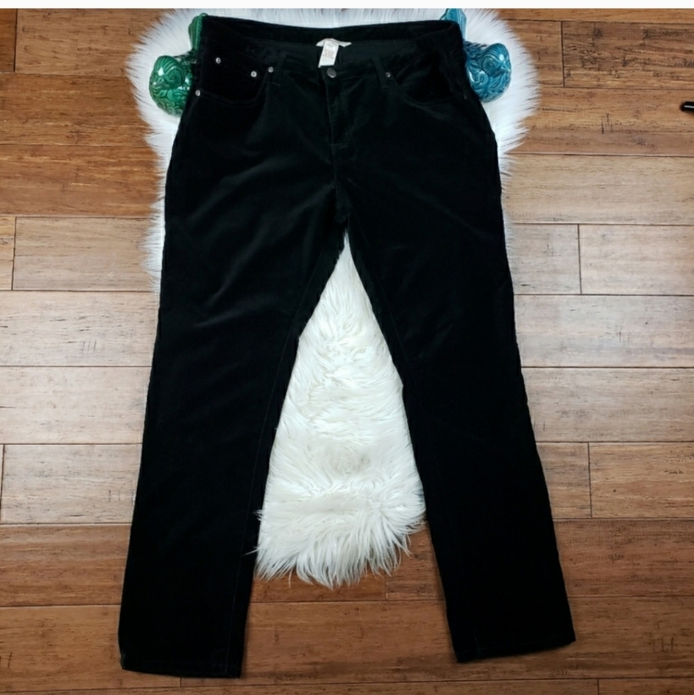 Sundance velvet pants black size 14P